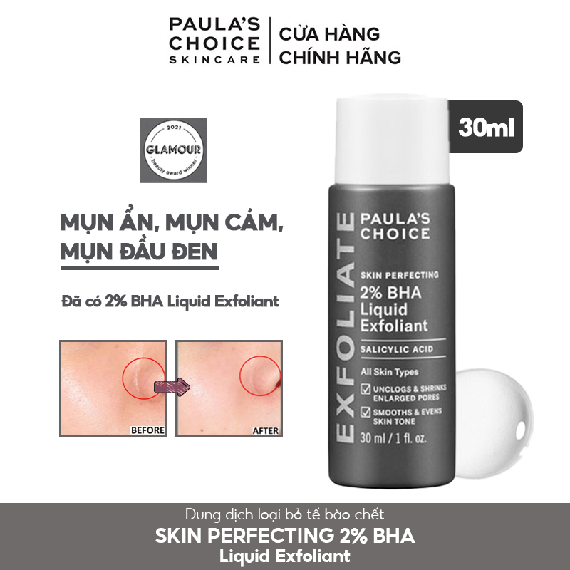 Tẩy Da Chết Paula’s Choice Skin Perfecting 2% BHA Liquid Exfoliant 118ml