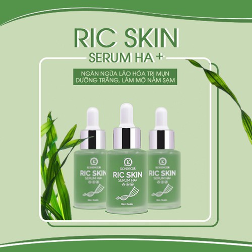Thành phần serum Ric Skin HA+