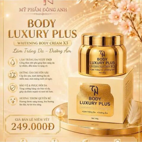 Kem Body Luxury Plus X3 Chính Hãng | Kem Dưỡng Trắng Da Toàn Thân 250g