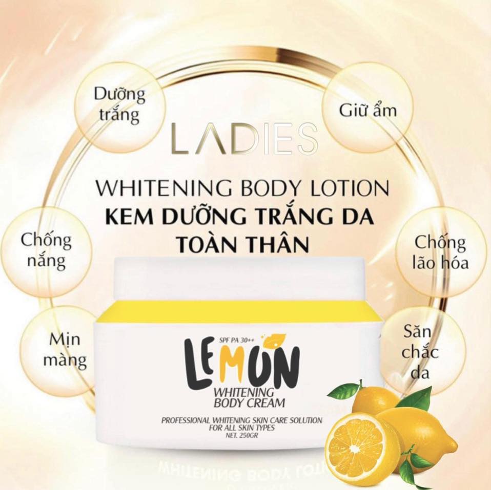 6 Công dụng của kem body Lemon