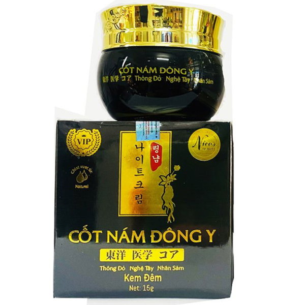 Kem Face Cốt Nám Đông Y Nicos 15g | Trị Sạch Nám Và Tàn Nhang | Hàng Chính Hãng