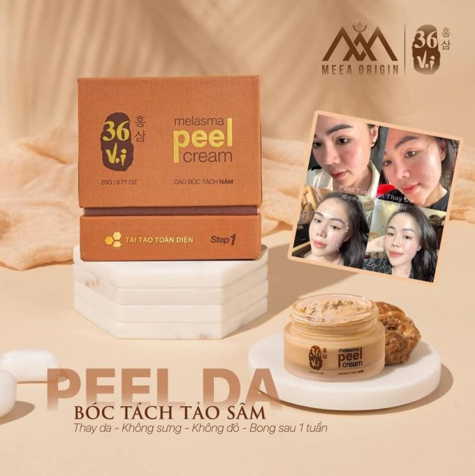 Peel Da Tảo Sâm MeeA Origin 30g | Tách Nám Tái Tạo Da 36 Vị Hiệu Quả | Hàng Chính hãng