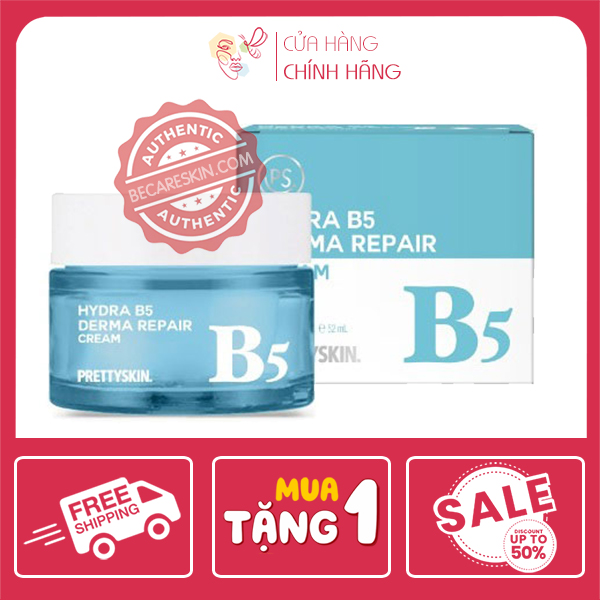 Kem Dưỡng B5 Pretty Skin 52ml | Phục Hồi, Dưỡng Ẩm, Trắng Da | Hàng Chính Hãng