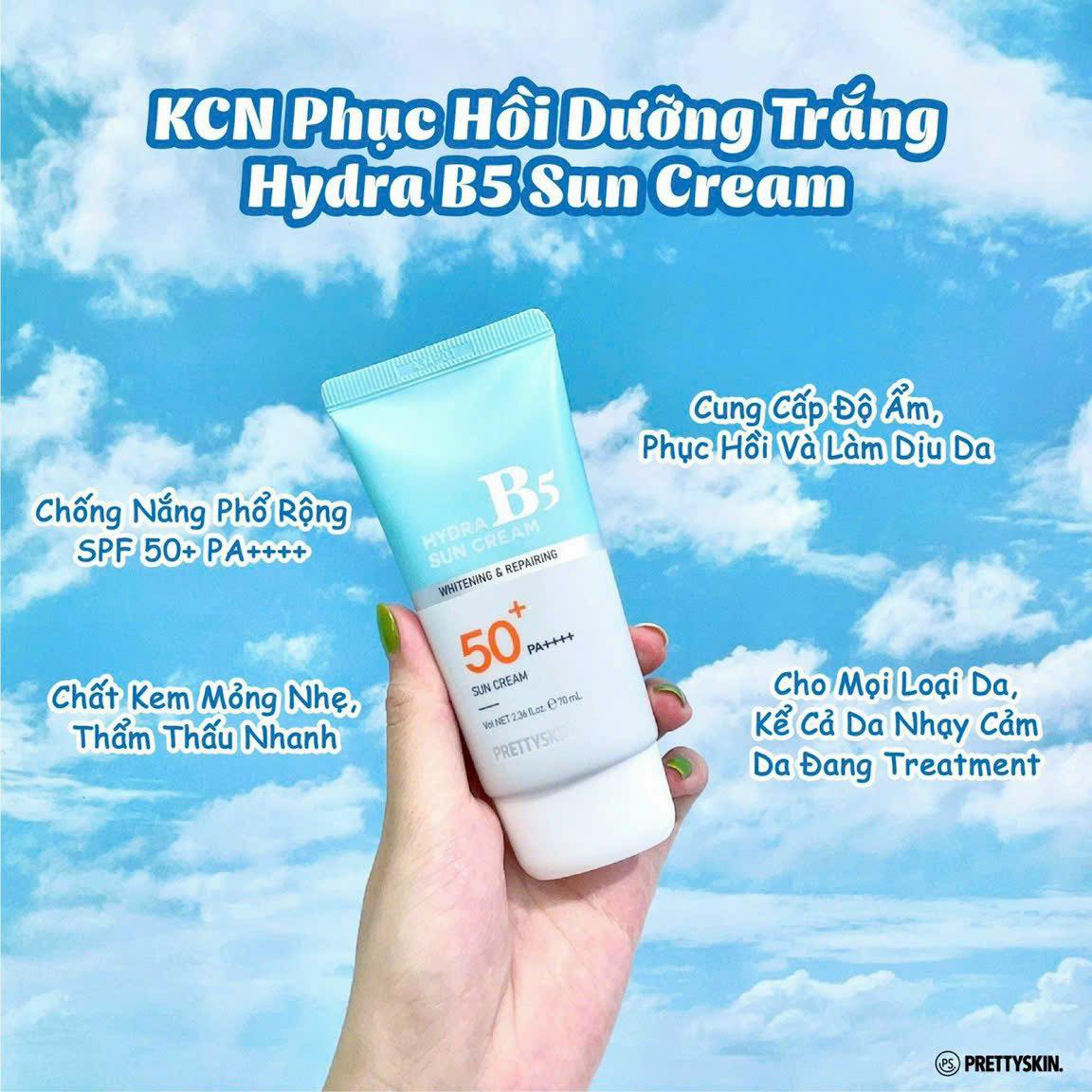 Kem Chống Nắng Pretty Skin Hydra B5 Sun Cream