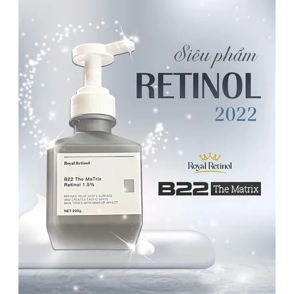 Kem Dưỡng Trắng Body Royal Retinol B22 The Matrix Retinol 1.5