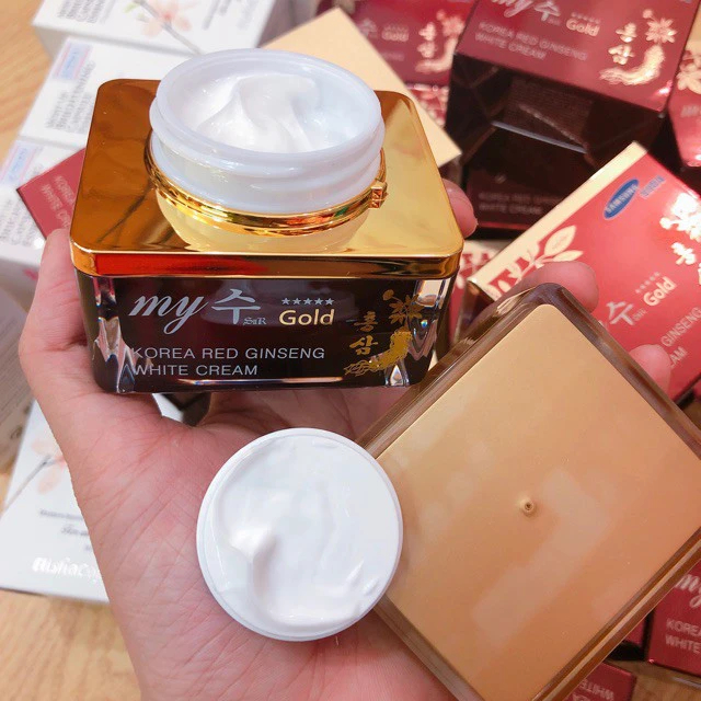 Kem Sâm Hàn Quốc My Gold White Cream 50ml | Hàng Chính Hãng Hàn Quốc