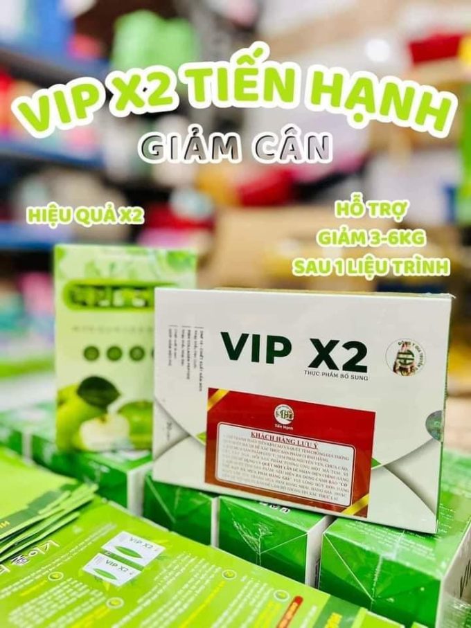 Viên Uống Giảm Cân Vip X2 Tiến Hạnh