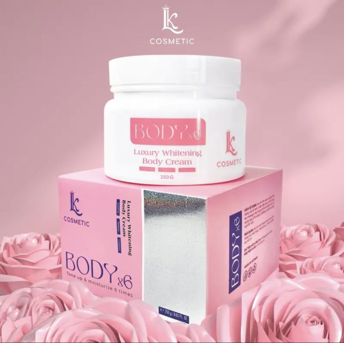 Kem Body X6 Linh Kool 250g | Dưỡng Trắng Chuyên Sâu, Phục Hồi | Hàng Chính Hãng