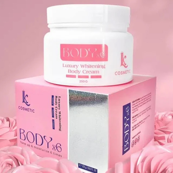 Kem Body X6 Linh Kool 250g | Dưỡng Trắng Chuyên Sâu, Phục Hồi | Hàng Chính Hãng