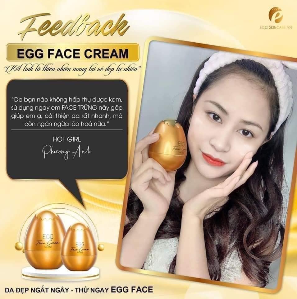 Review Kem Face Trứng Vàng EGG Queenie Skin