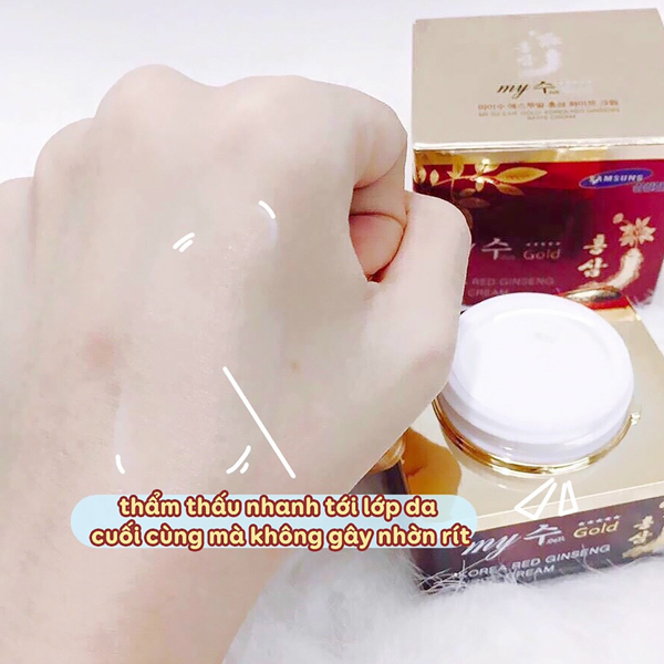 Kem Sâm Hàn Quốc My Gold White Cream 50ml | Hàng Chính Hãng Hàn Quốc
