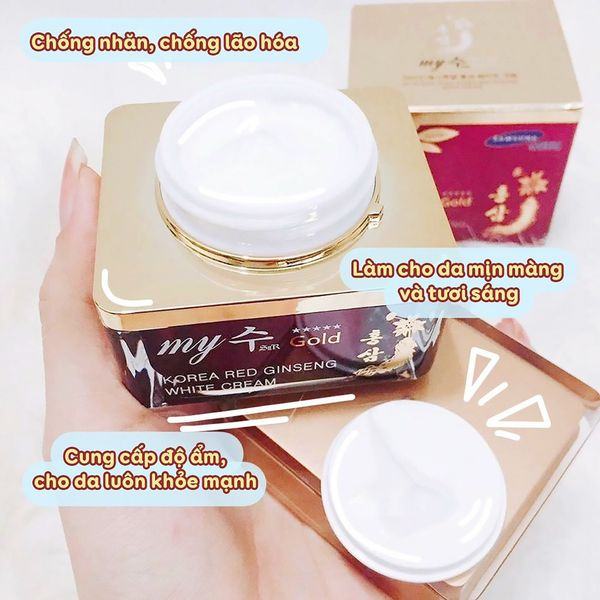 Kem Sâm Hàn Quốc My Gold White Cream 50ml | Hàng Chính Hãng Hàn Quốc