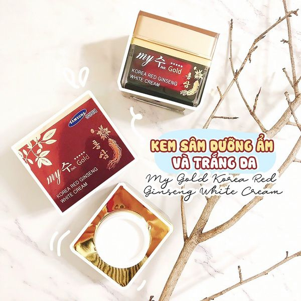 Kem Sâm Hàn Quốc My Gold White Cream 50ml | Hàng Chính Hãng Hàn Quốc