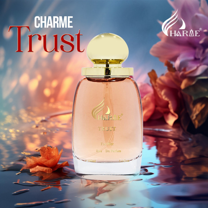 Nước Hoa Nữ Charme Trust 100ml | Nữ Tính, Tươi Trẻ, Ngọt Ngào | Hàng Chuẩn Chính Hãng