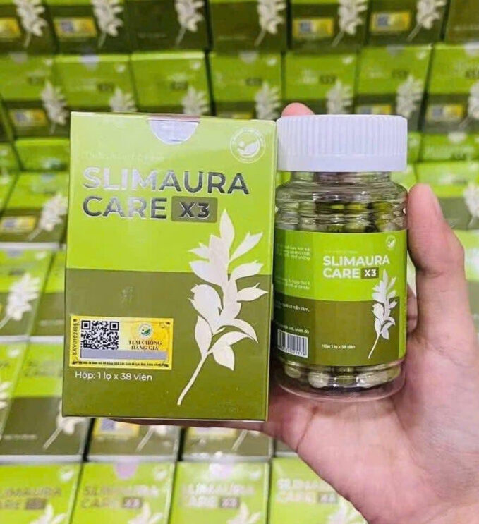 Giảm Cân Slimaura Care X3 Hộp 38 Viên | Thảo Mộc Giảm Mỡ An Toàn | Hàng Chính Hãng