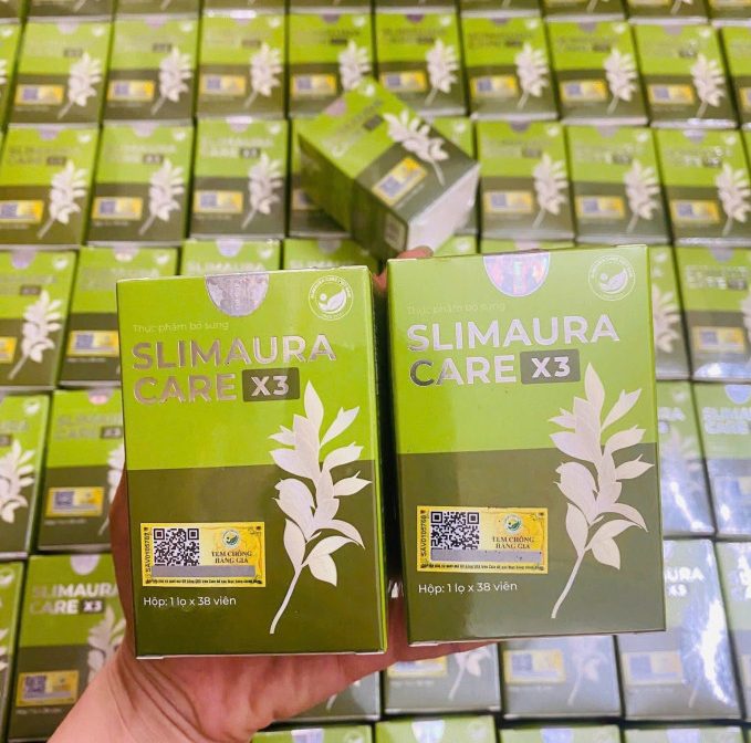 Giảm Cân Slimaura Care X3 Hộp 38 Viên | Thảo Mộc Giảm Mỡ An Toàn | Hàng Chính Hãng