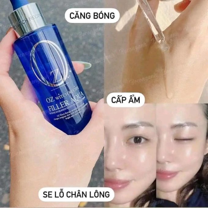 Serum OZ Filler Aqua Hàn Quốc 60ml | Cấp Ẩm, Da Căng Bóng | Hàng Chính Hãng