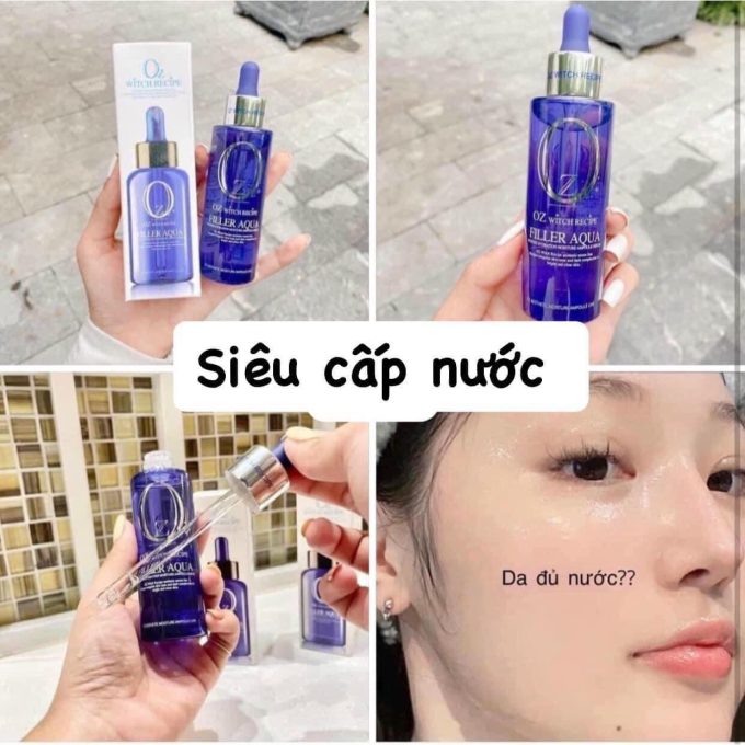 Review Serum OZ Filler Aqua Hàn Quốc 60ml | Cấp Ẩm, Da Căng Bóng | Hàng Chính Hãng