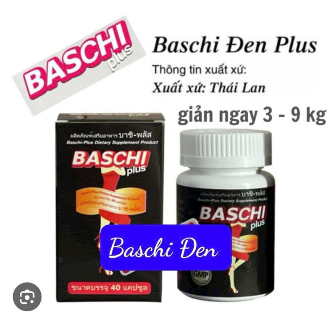 Giảm Cân Baschi Đen Plus Thái Lan | Hàng Chính Hãng Thái Lan