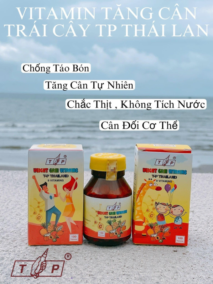 Vitamin Tăng Cân TP Thái Lan 100 Viên
