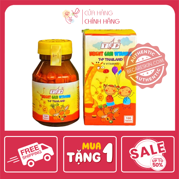 Vitamin Tăng Cân TP Thái Lan 100 Viên