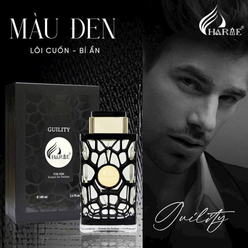 Nước Hoa Nam Charme Guility 100ml mẫu mới