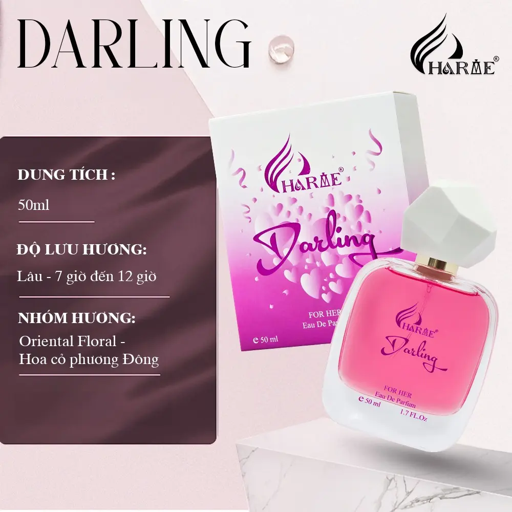 Nước Hoa Nữ Charme Darling 50ml – EDP