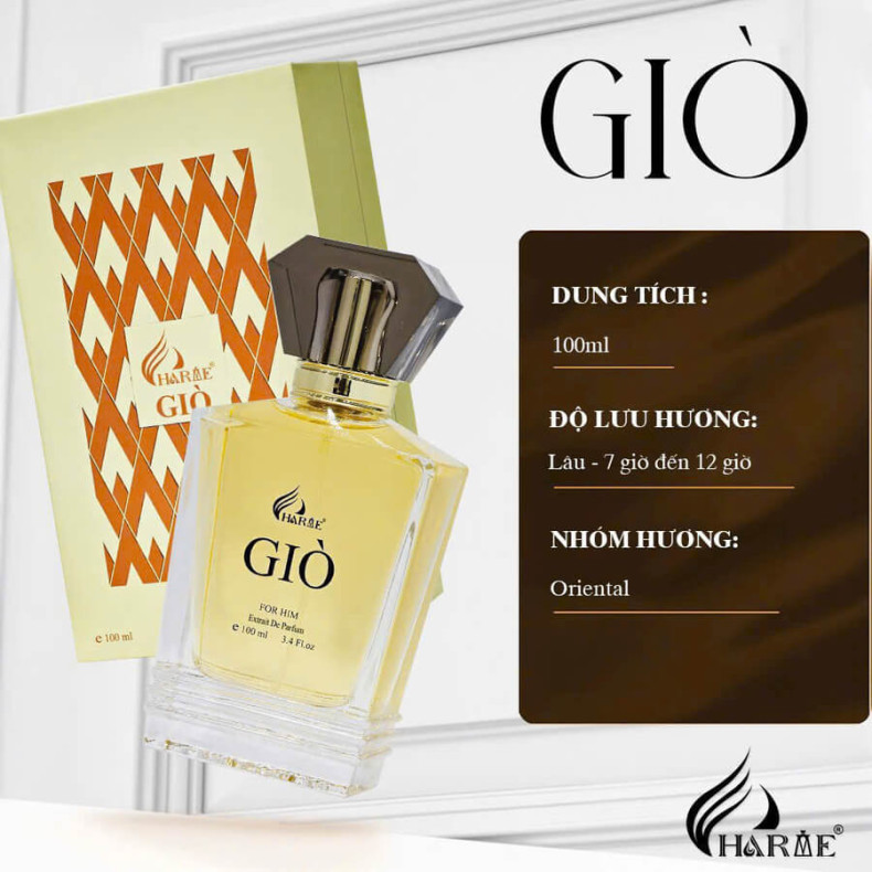 Nước Hoa Nam Charme Giò Mẫu Mới 100ml