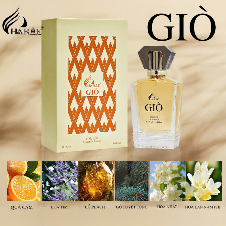 Nước Hoa Nam Charme Giò Mẫu Mới 100ml