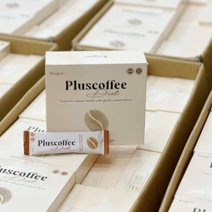 Cà Phê Pluscoffee Diet Giảm Cân Chính Hãng – Hộp 15 Gói