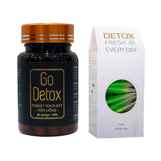 Trà Giảm Cân Go Detox – Detox Fresh 150g – Giảm Cân An Toàn, Thanh Lọc Cơ Thể