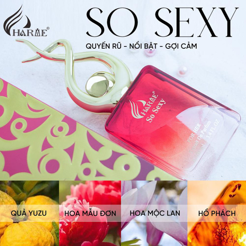 Nước Hoa Charme So Sexy Mùi Nữ 100ml Phiên Bản Mới 2025 - NHCSS2025