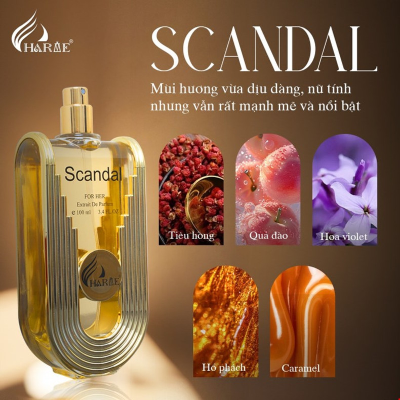 Nước Hoa Charme Scandal 100ml | Hàng Chính Hãng