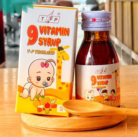 Siro 9 Vitamin Syrup TP Thái Lan 50ml | Hàng Chuẩn Thái Lan
