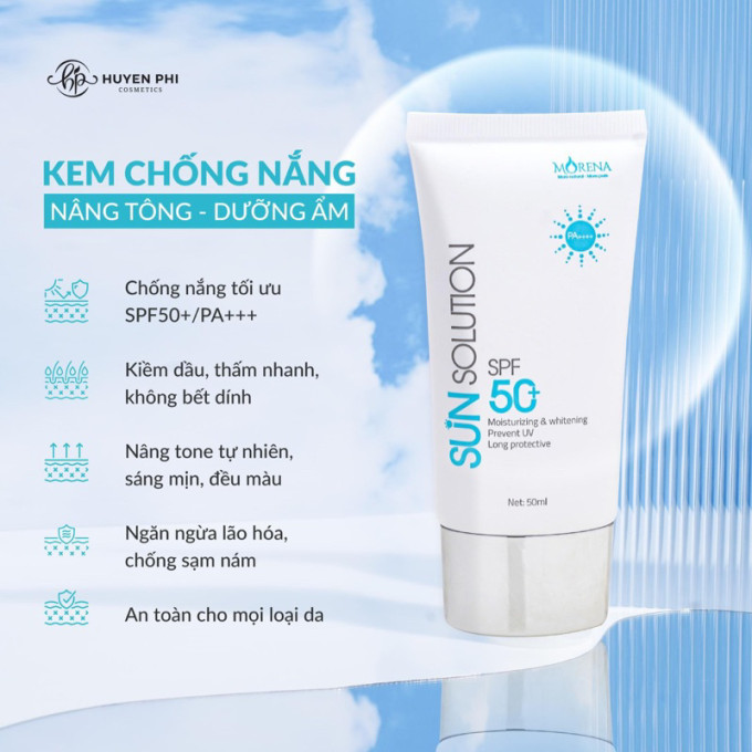 Kem Chống Nắng Huyền Phi 50ml SPF 50+ và PA ++++
