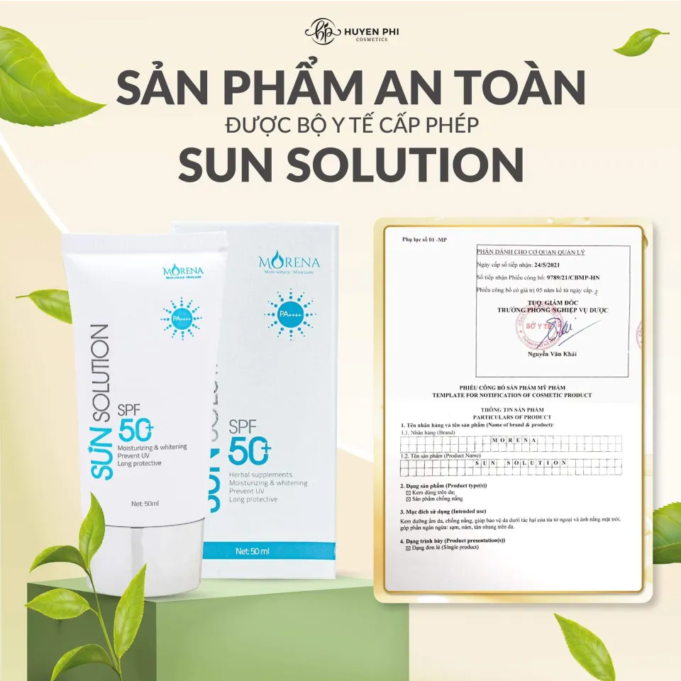 Kem Chống Nắng Huyền Phi 50ml SPF 50+ và PA ++++
